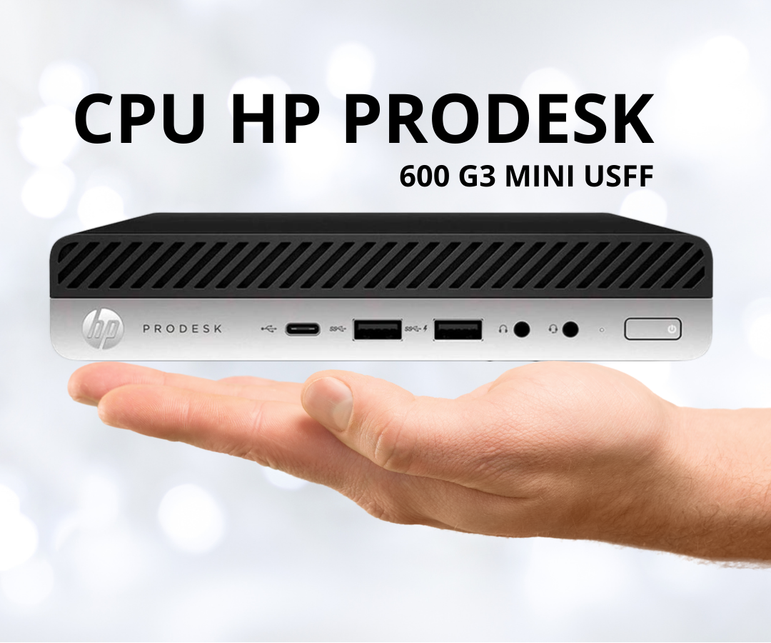 Mini PC HP ProDesk 600 G3 USFF Core i5 6ª Gen 8GB 256GB SSD Windows 10/11 + Office 2021