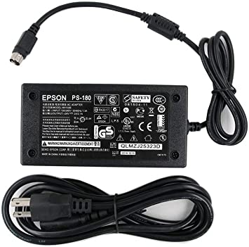 Cargador Adaptador Fuente de Poder para Impresoras Epson PS-180 Tmu Logic Control (24V – 2A/2.1A)