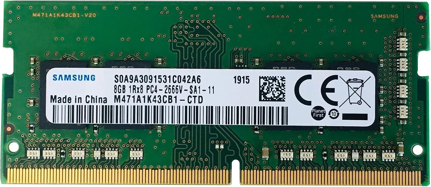 Memoria ram SAMSUNG 8GB 1Rx8 PC4-2666V-SA1- 11 SODIMM