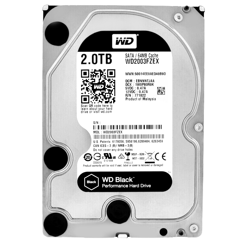 Disco Duro HDD 2TB WD Black WD2003FZEX