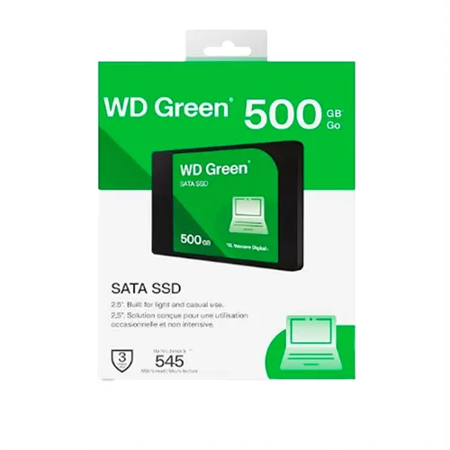 DISCO SOLIDO SSD WD GREEN 500GB SATA 2.5" wds500g5g0a-00cpt0 (NUEVO)