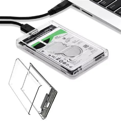Enclosure 2.5" HDD/SSD Transparente