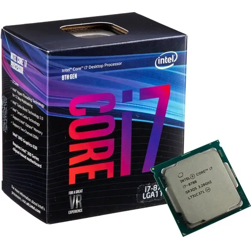 Procesador Intel® Core™ i7-8700 caché de 12 M, hasta 4.60 GHz