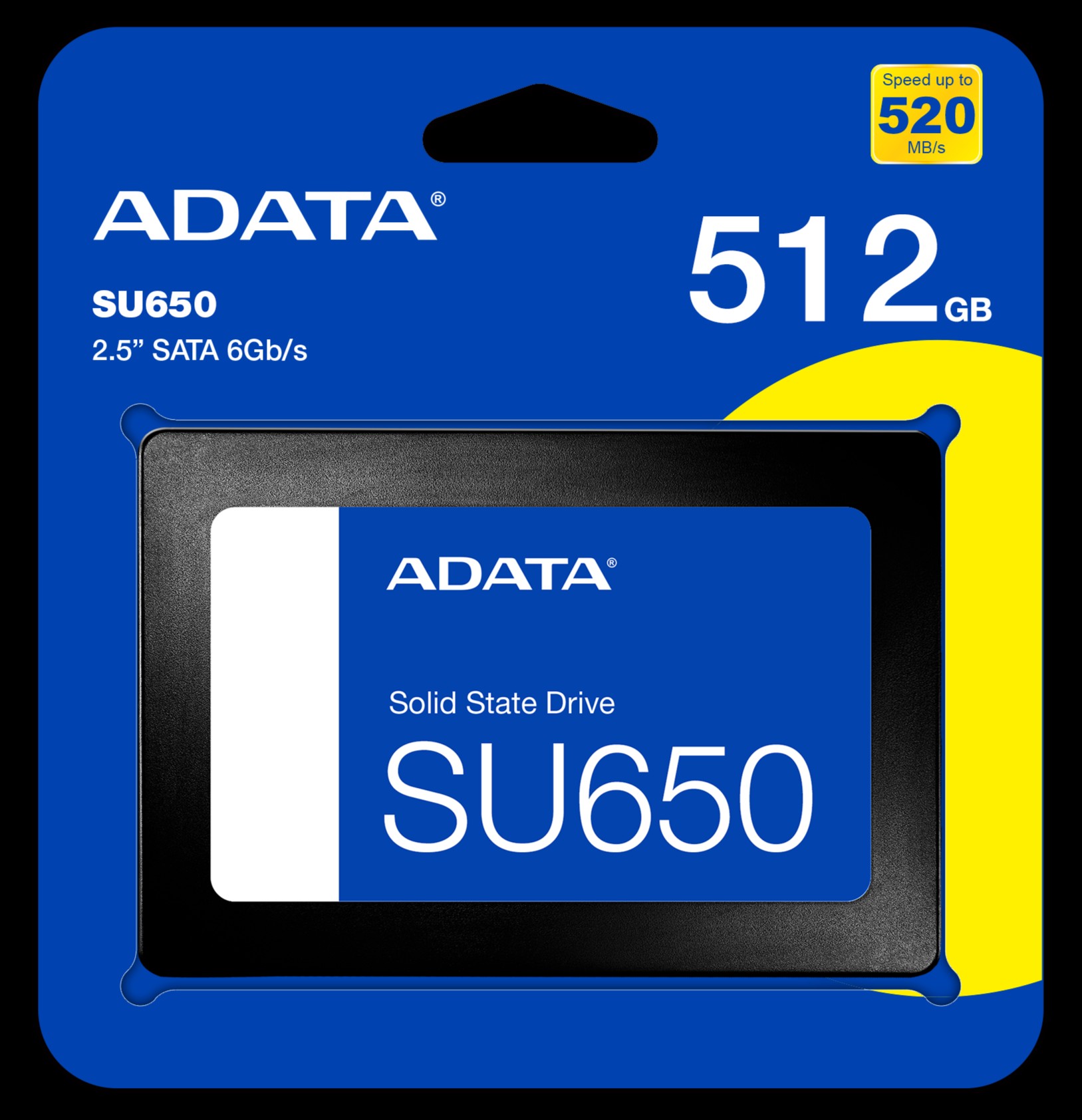 DISCO SOLIDO SSD 512GB MARCA ADATA SU650 2.5" SATA 6Gb/s 512GB ASU650SS-512GT-R
